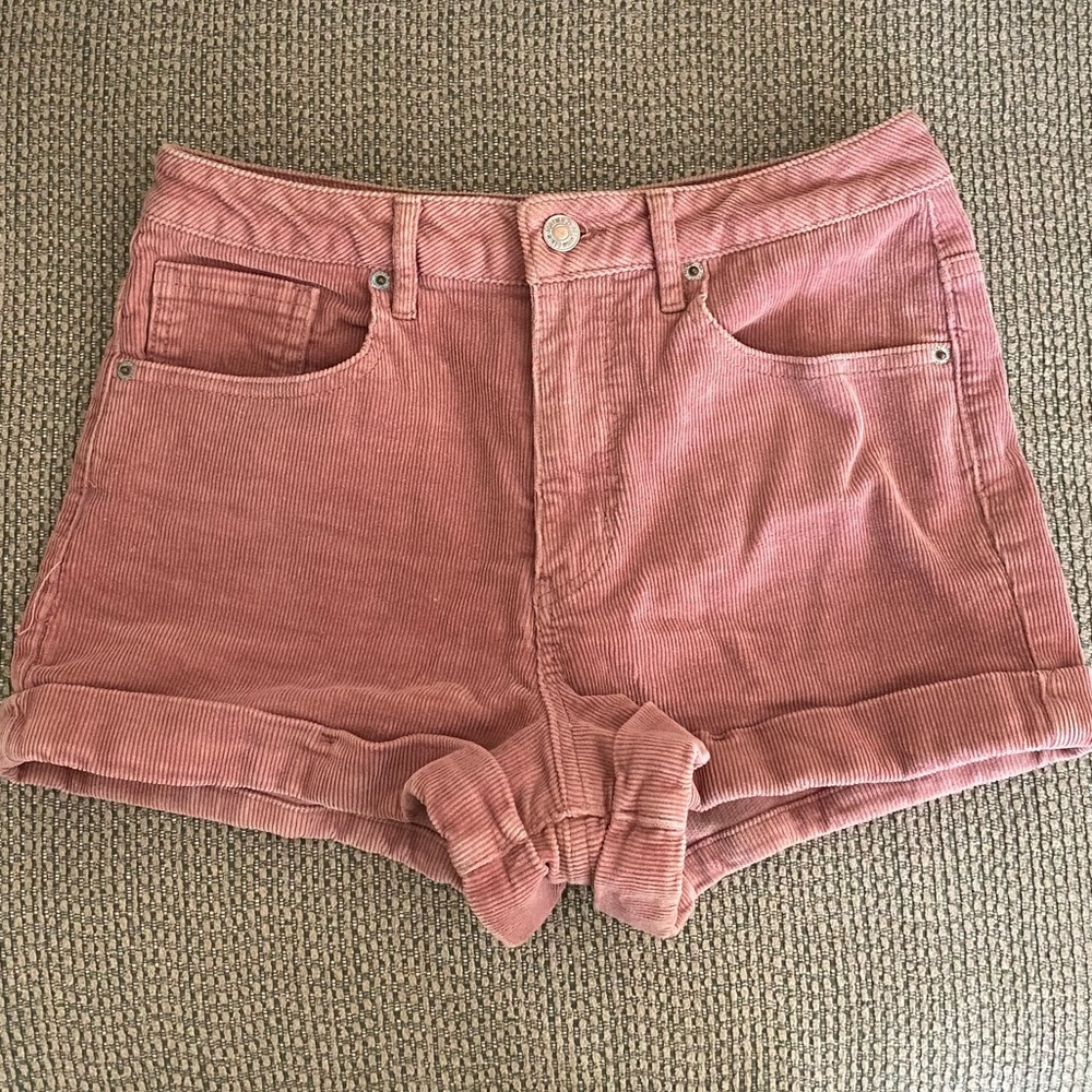 Forever 21 Pink Corduroy Shorts